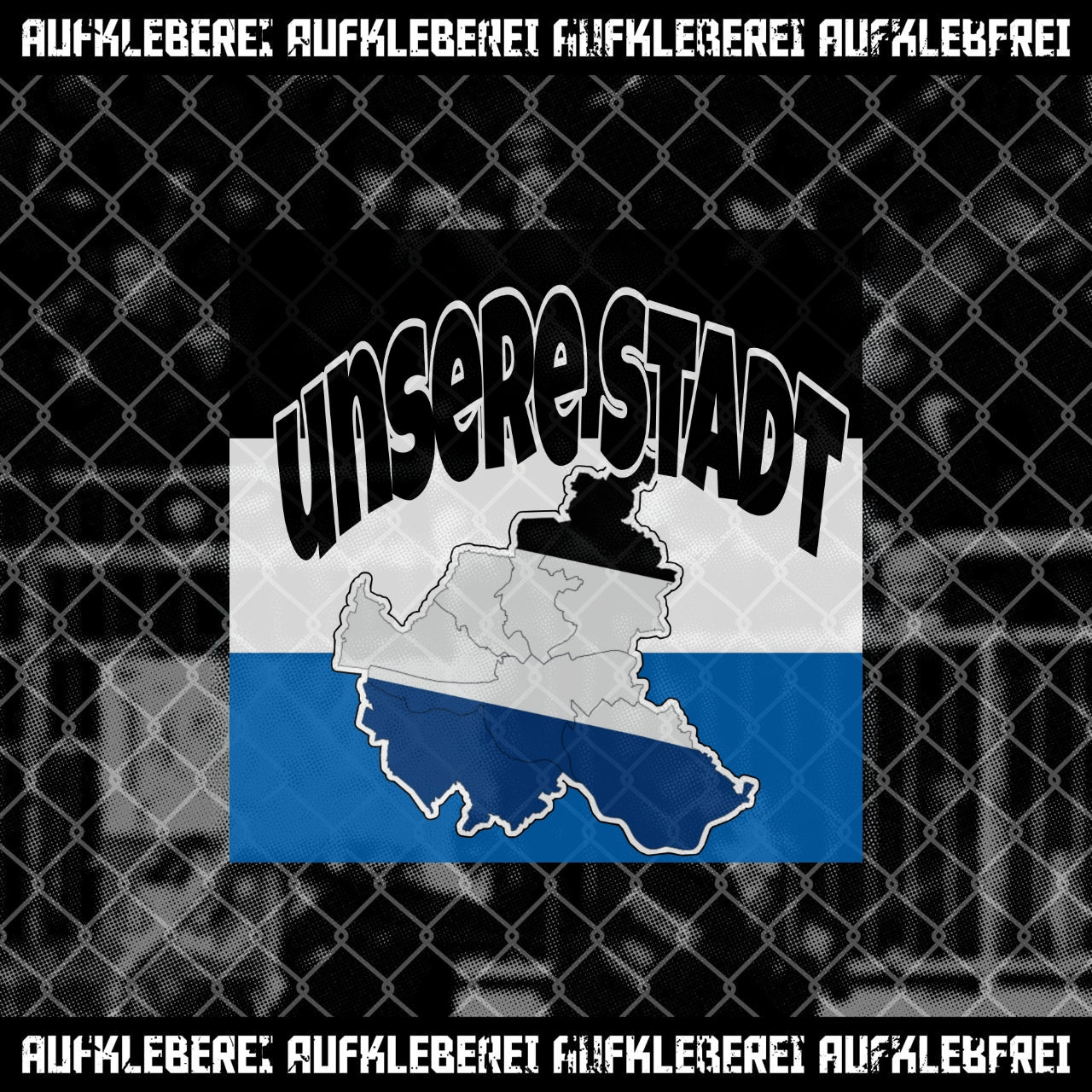 Autocollant Hambourg « Notre ville »