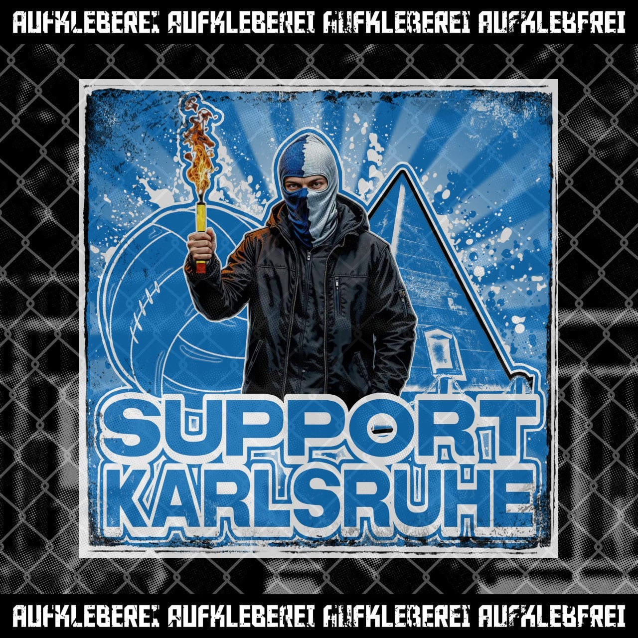 Sticker "Support Karlsruhe" aus Österreich