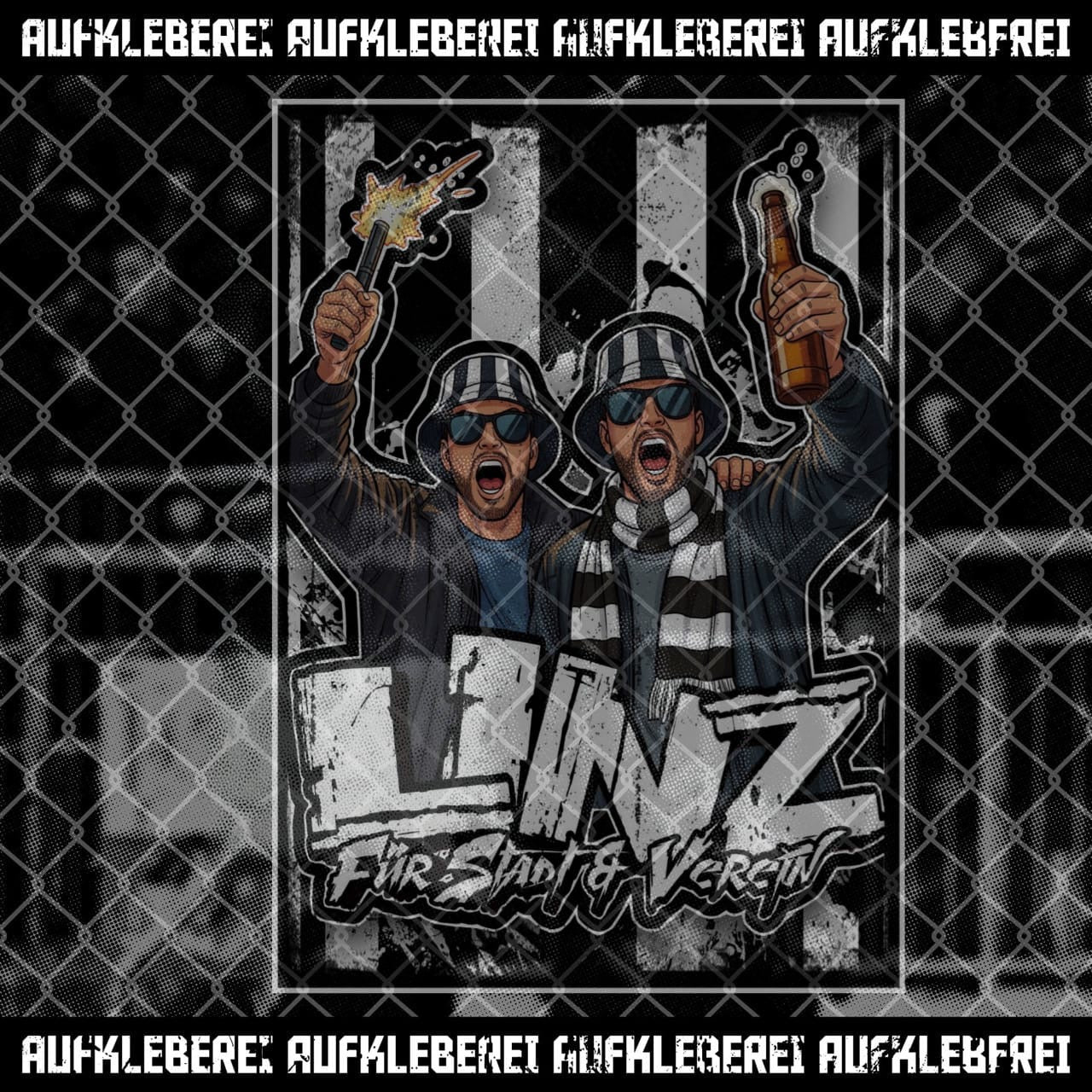 Sticker "Linz für Stadt und Verein"