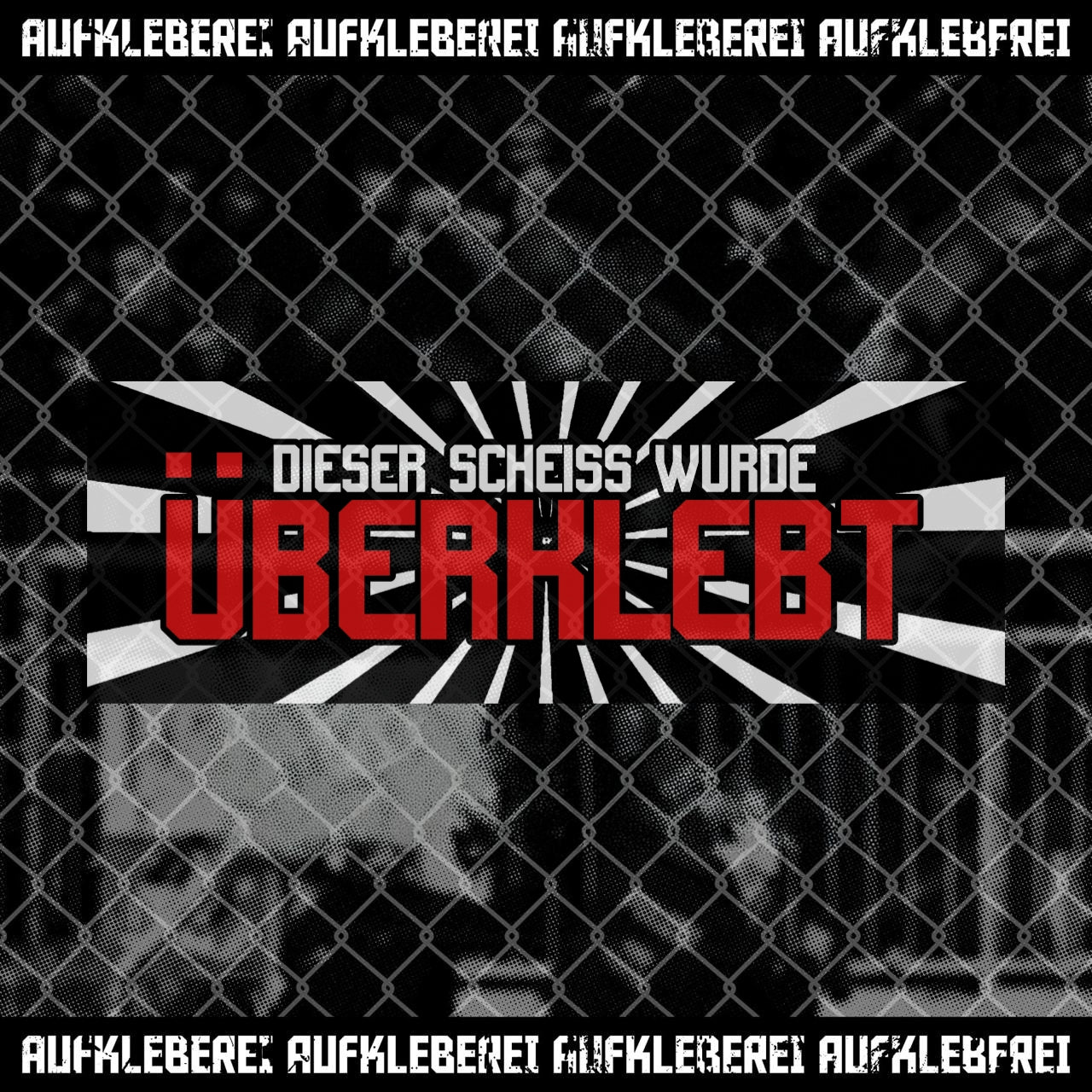 Sticker "Dieser Scheiss wurde überklebt" aus Österreich