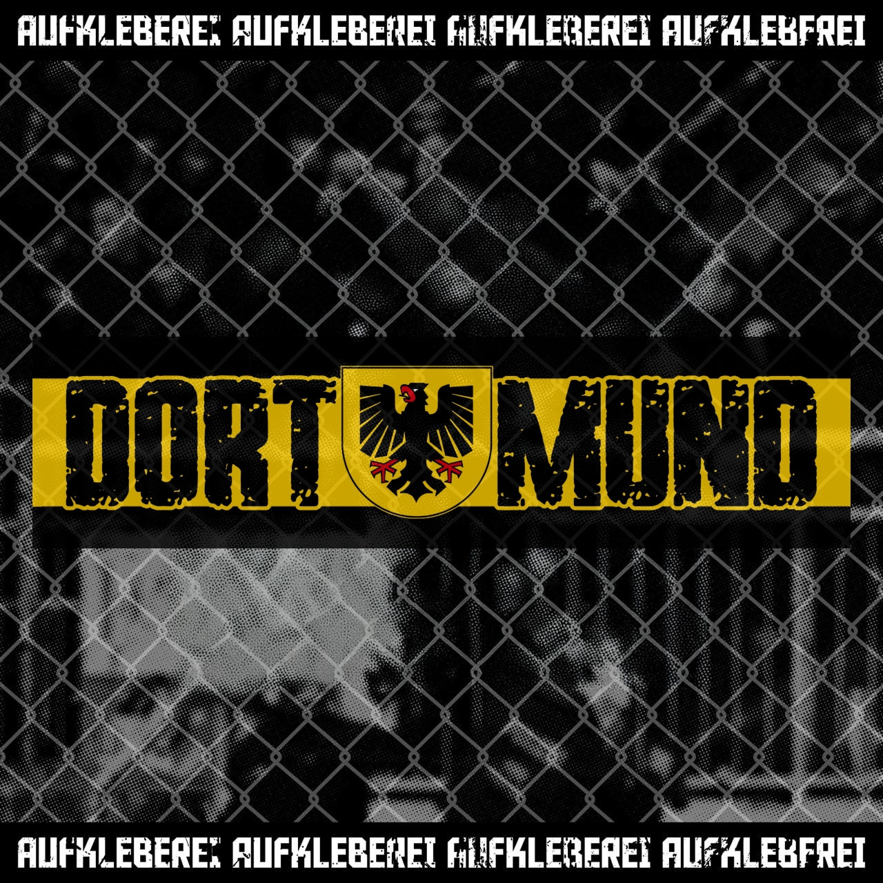 Autocollant « Aigle croisé de Dortmund »