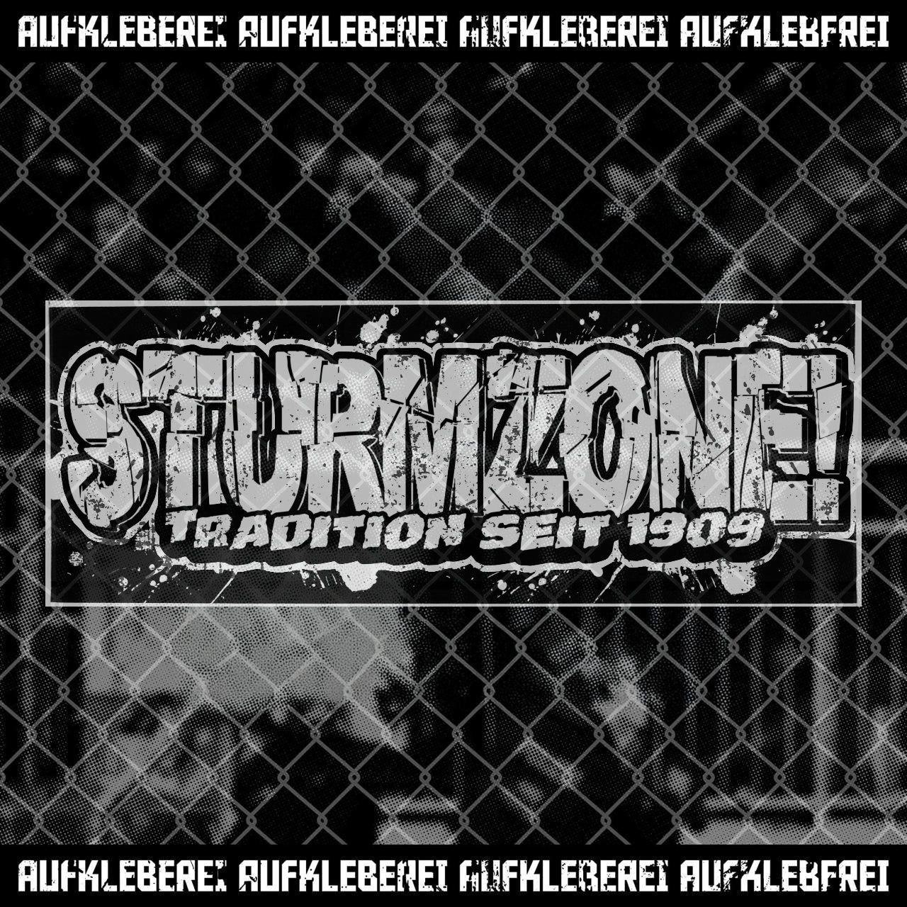 Sticker "Sturmzone" aus Österreich