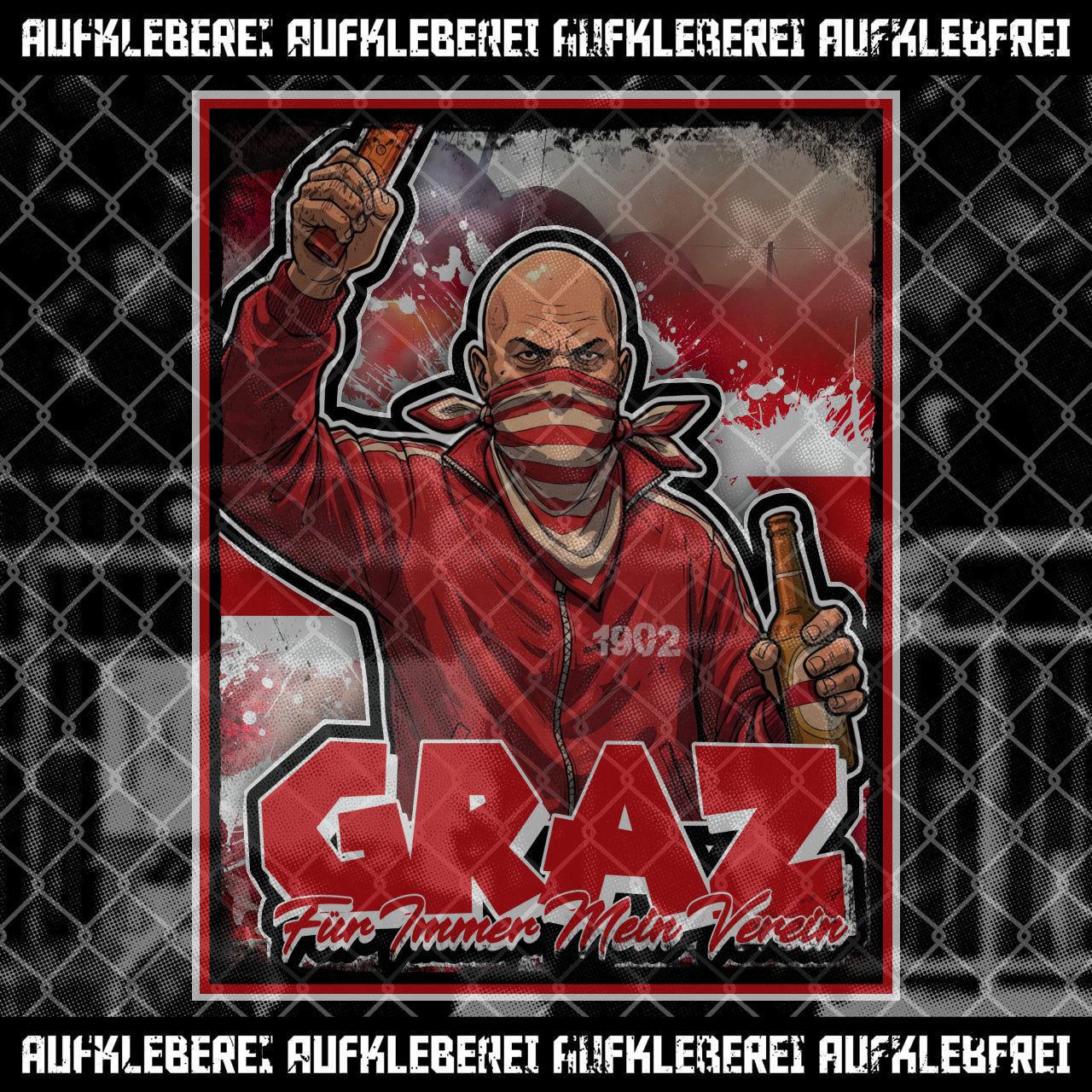 Sticker "Graz für immer mein Verein"