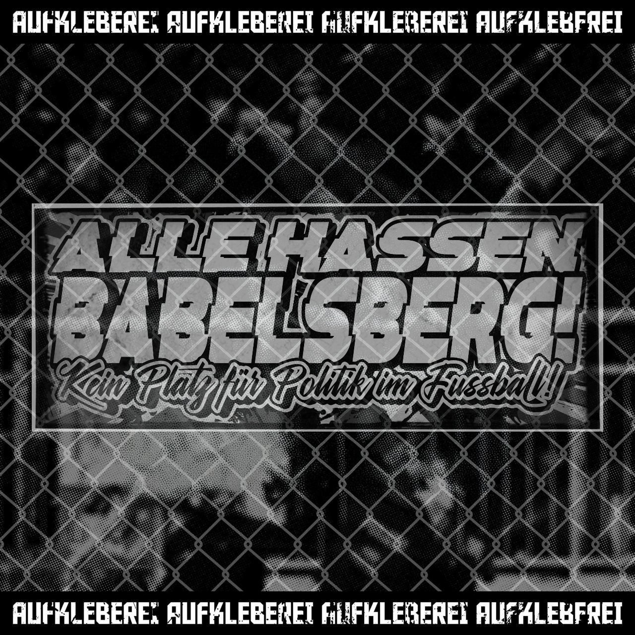 Sticker "Alle hassen Babelsberg"