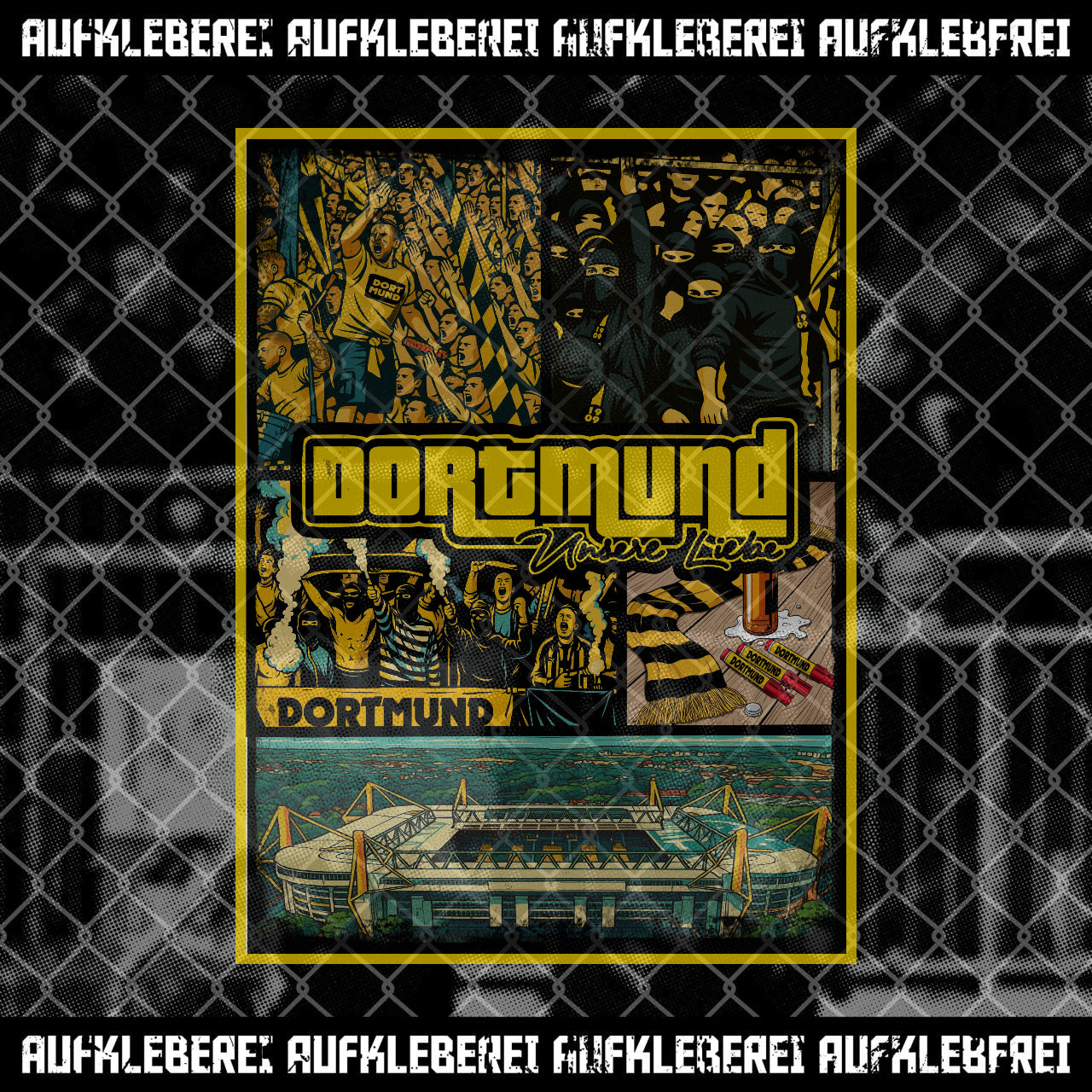 Autocollant « Dortmund en tournée »