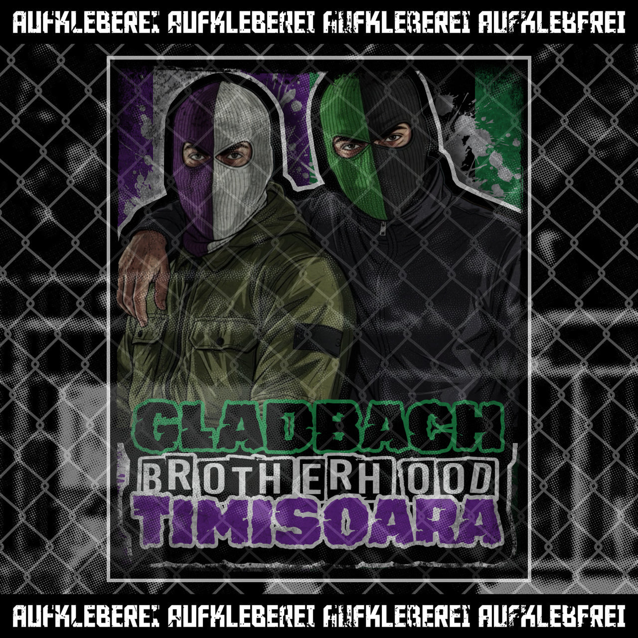 Sticker "Gladbach & Timisoara" XL