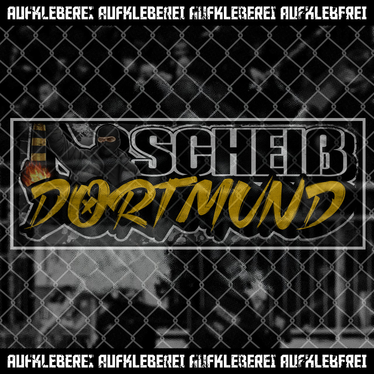 Sticker "Anti Dortmund" XL