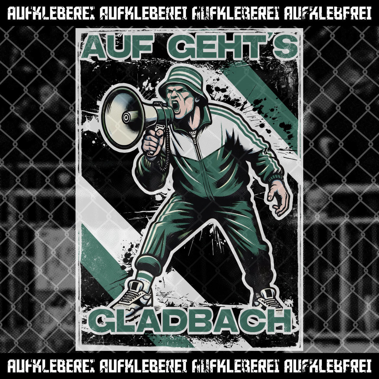 Autocollant « Allons à Gladbach »