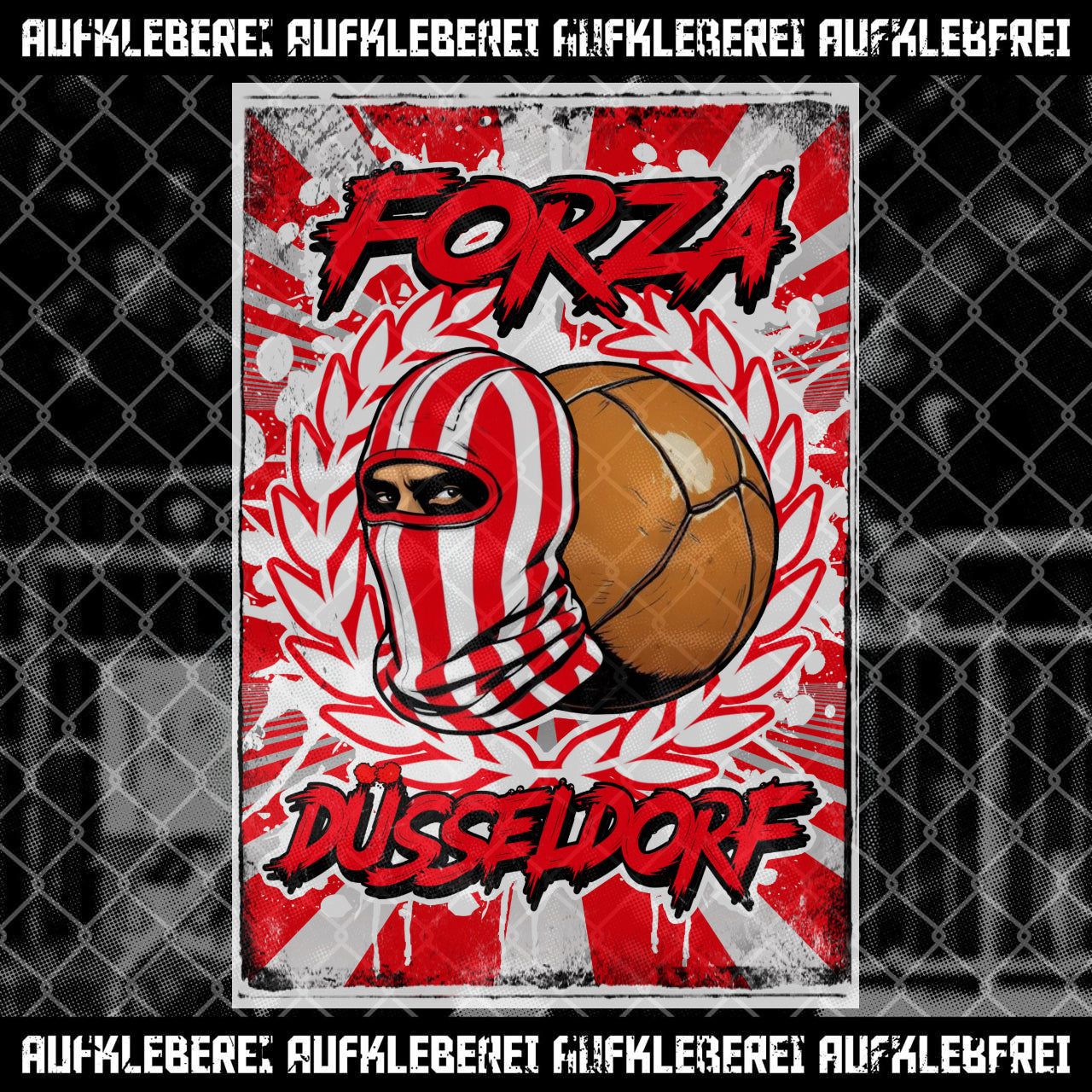 Autocollant « Forza Düsseldorf »