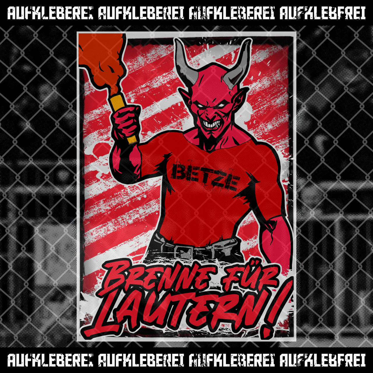 Sticker "Brenne für Lautern"