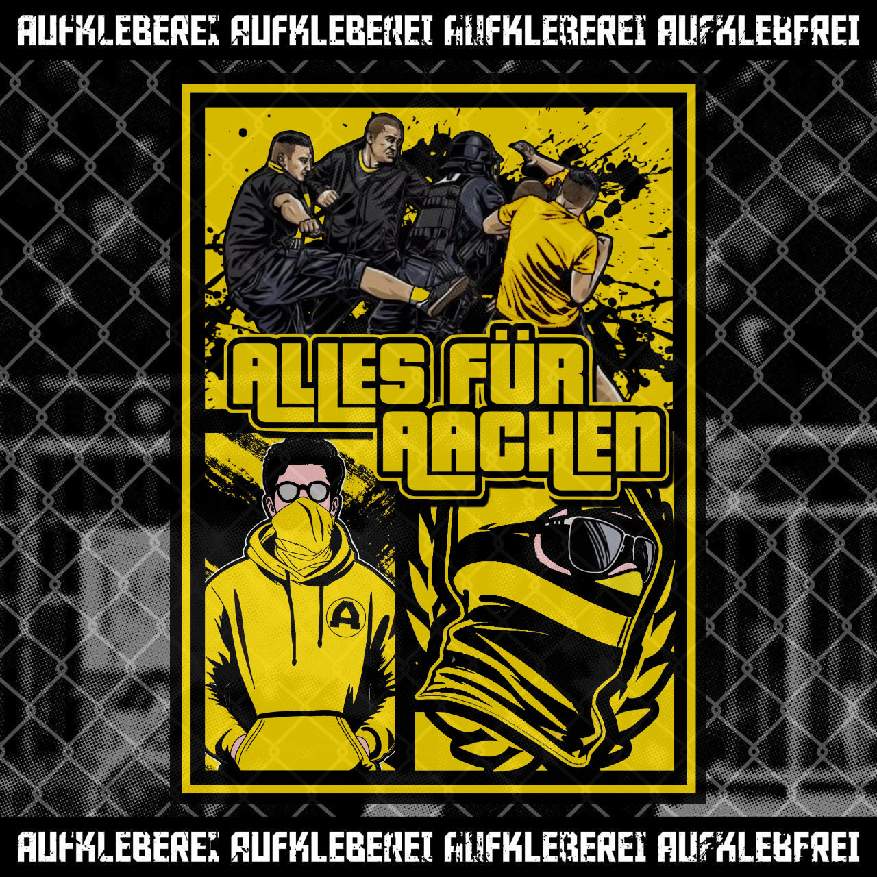 Sticker "Everything for Aachen"