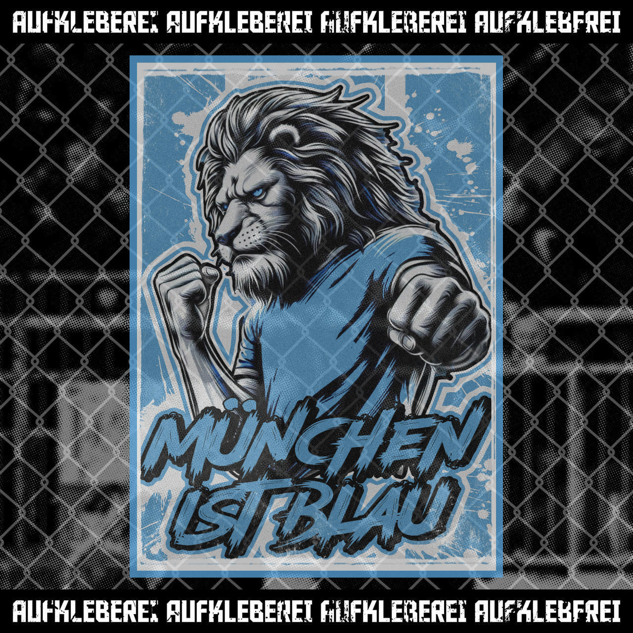 Sticker "München ist blau"