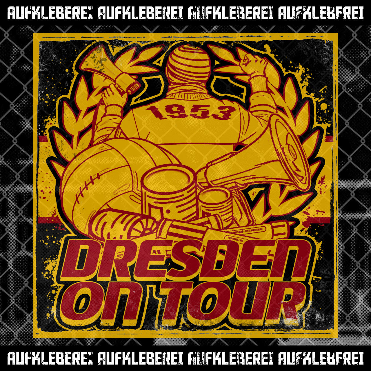 Autocollant « Dresde en tournée »