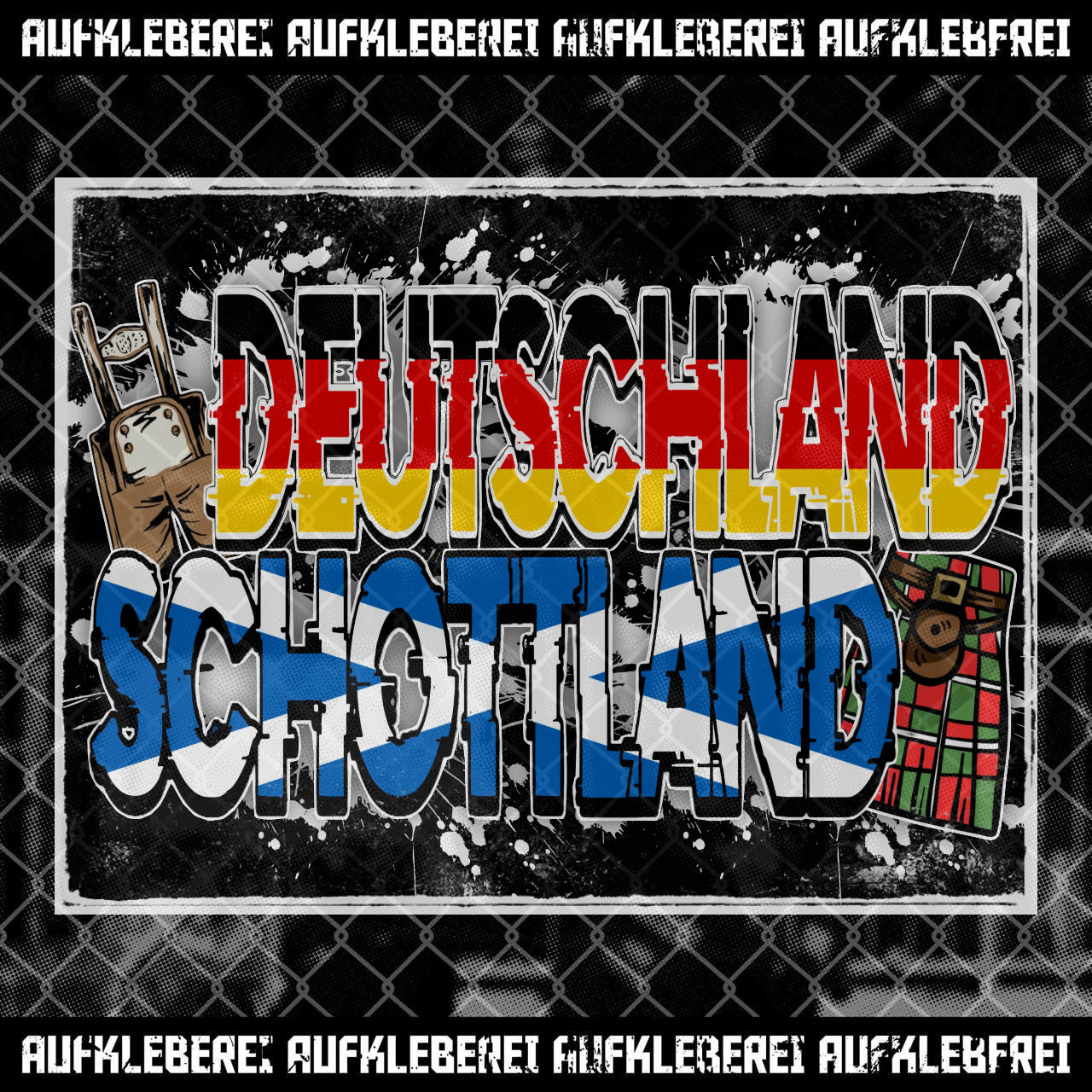 Sticker "Deutschland und Schottland"