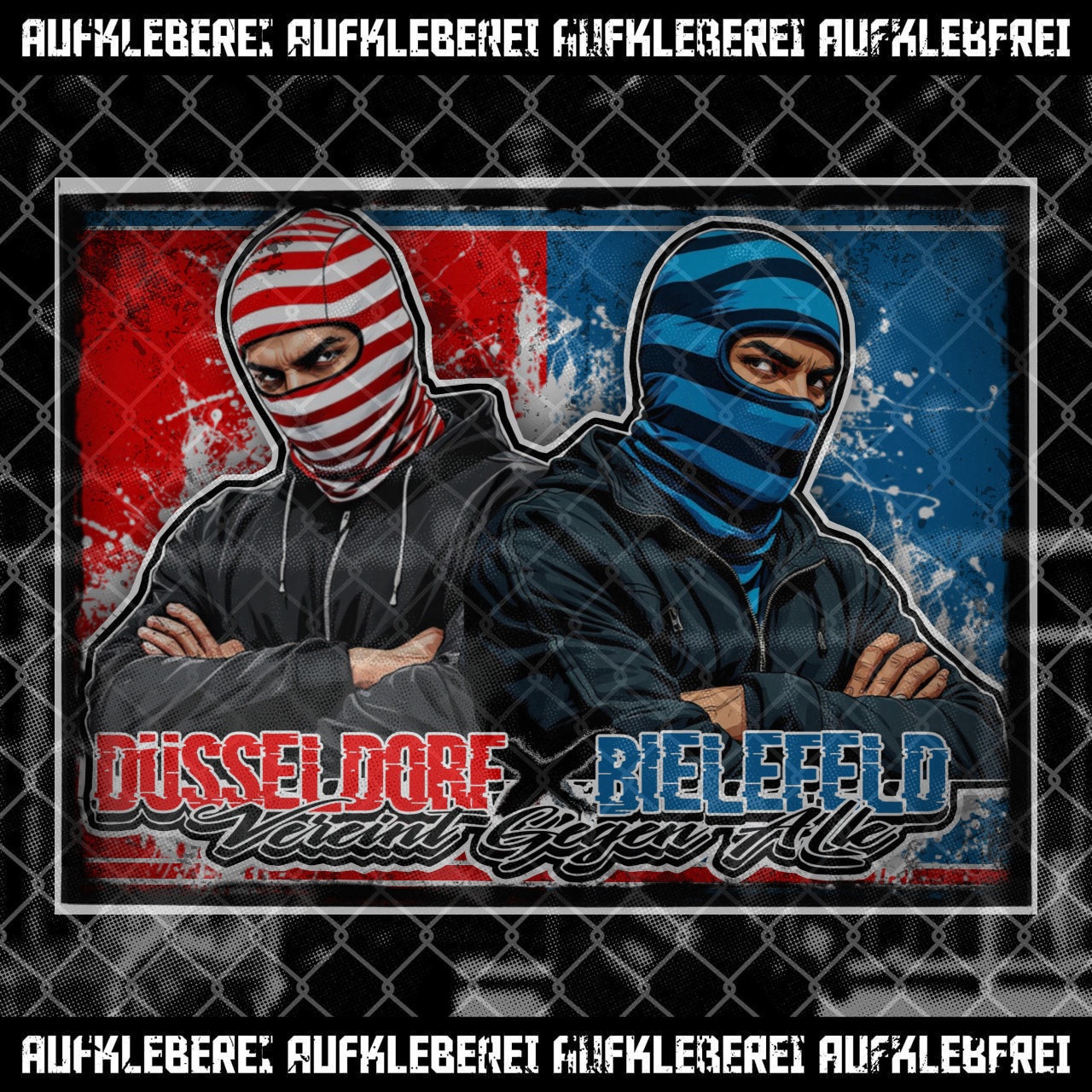 Autocollant "Düsseldorf et Bielefeld"