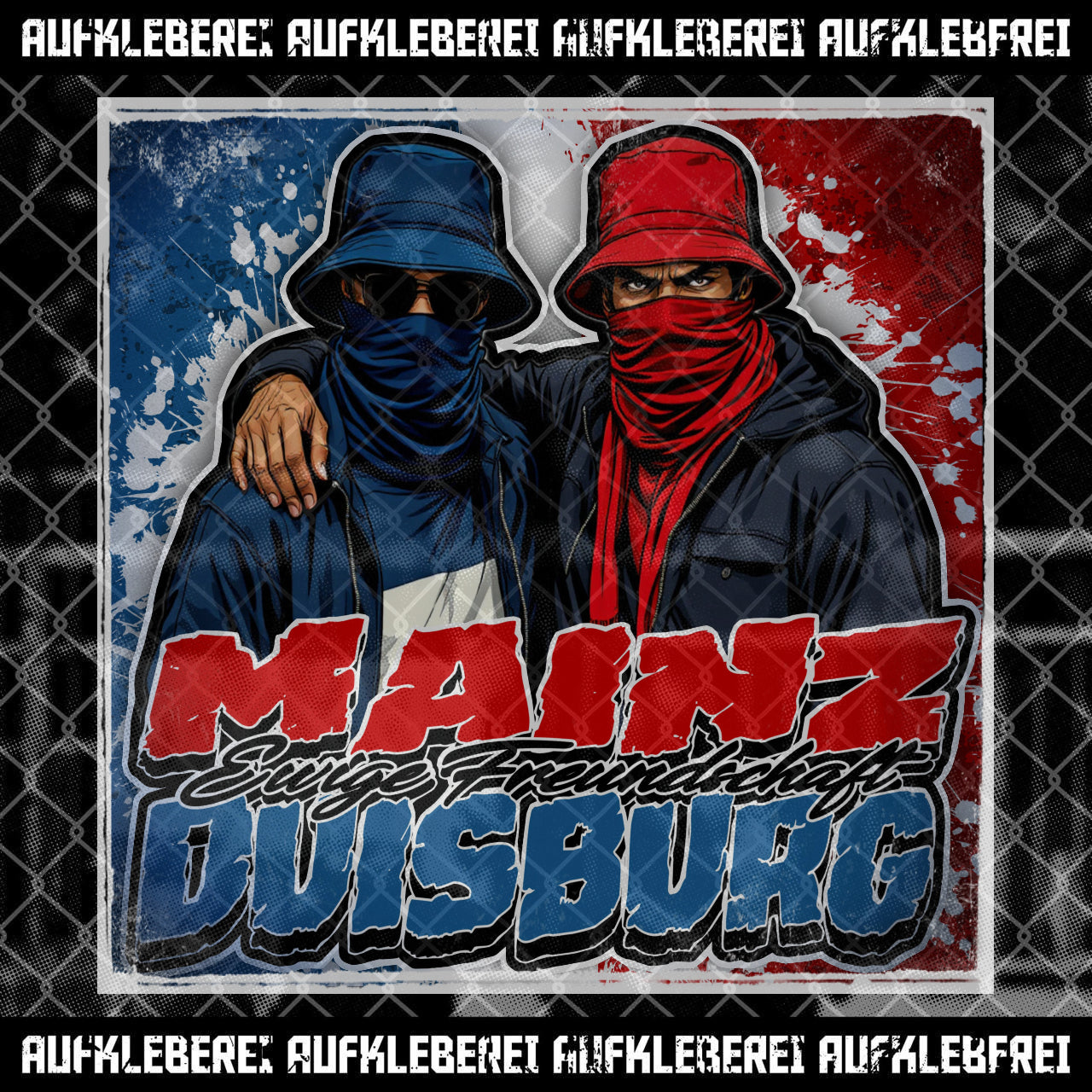 Sticker "Mainz & Duisburg"