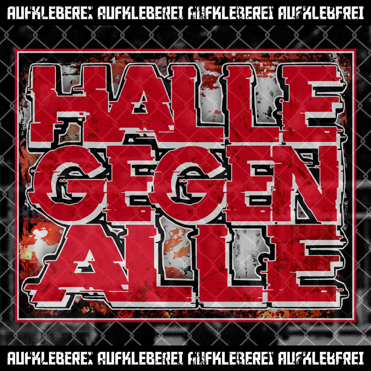 Autocollant « Halle contre tous »