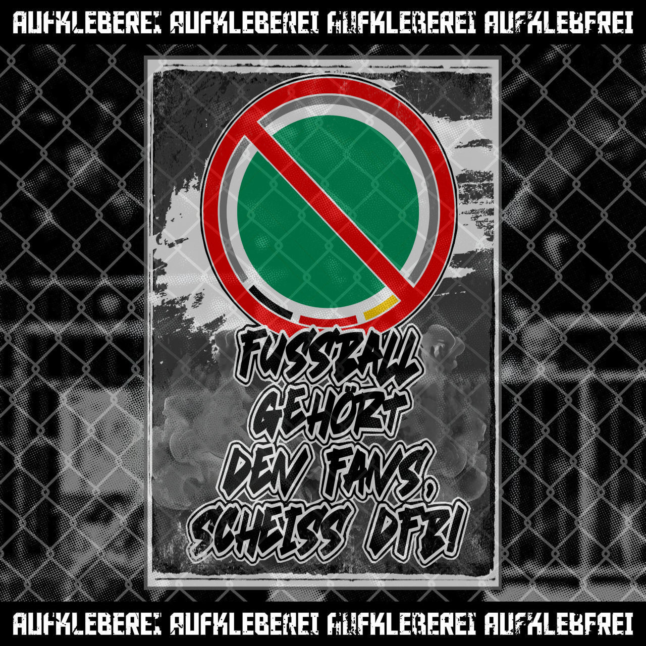 Autocollant « Le football appartient aux supporters »