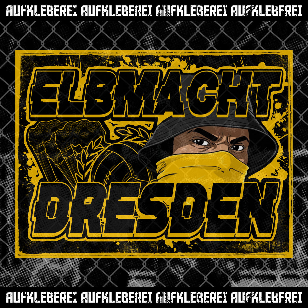 Autocollant « Elbmacht Dresden »