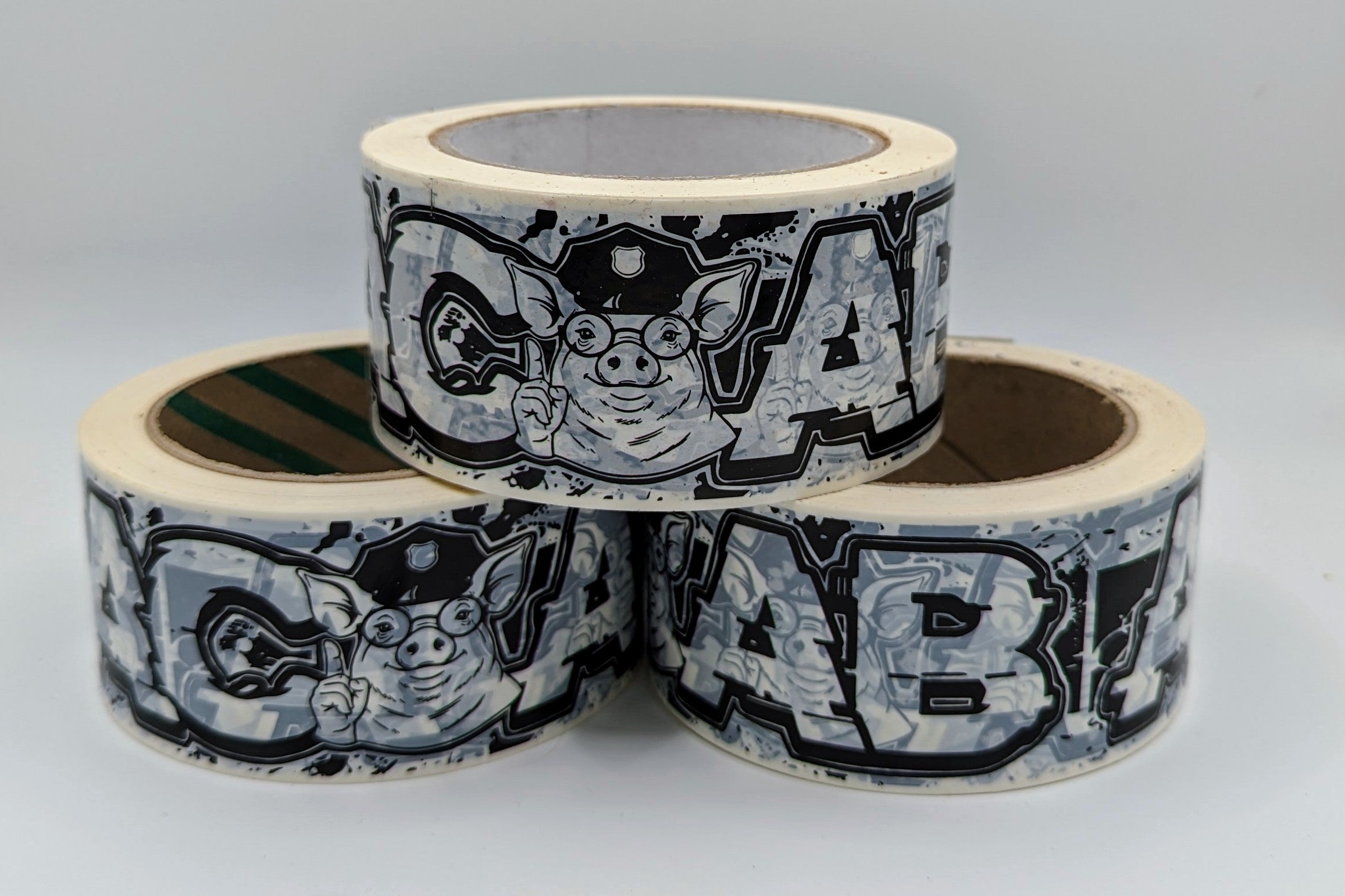 Kleberolle ACAB leise abrollend