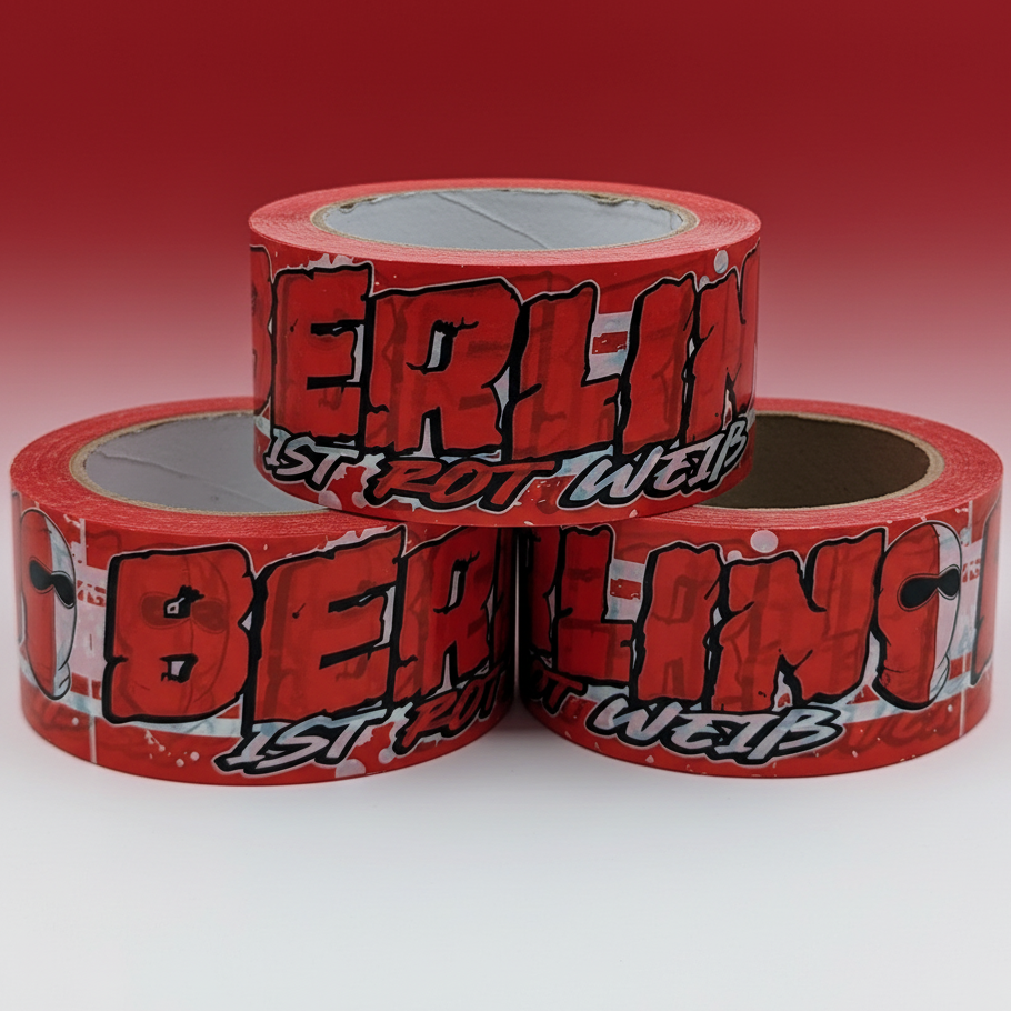 3 Kleberolle Berlin Köpenick mit Union Farben