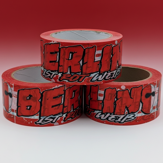 3 Kleberolle Berlin Köpenick mit Union Farben