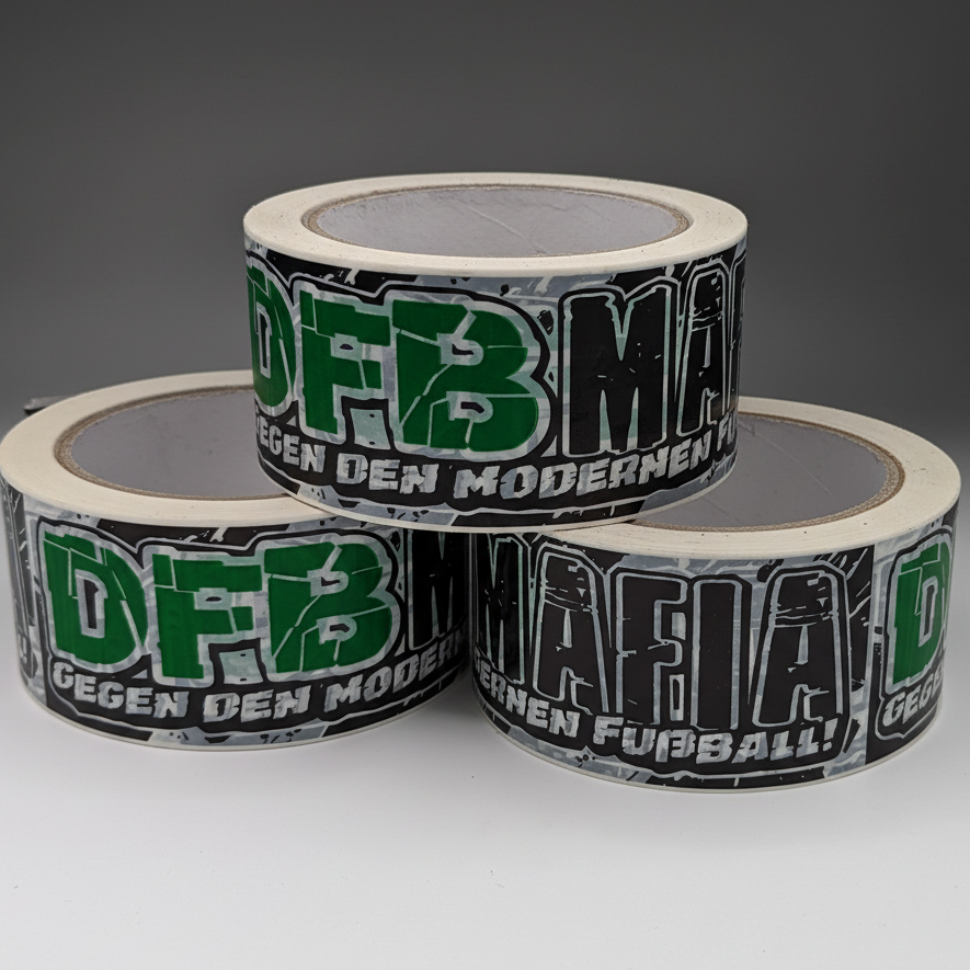 3 Kleberolle DFB Mafia mit schwarz-weißem Hintergrund
