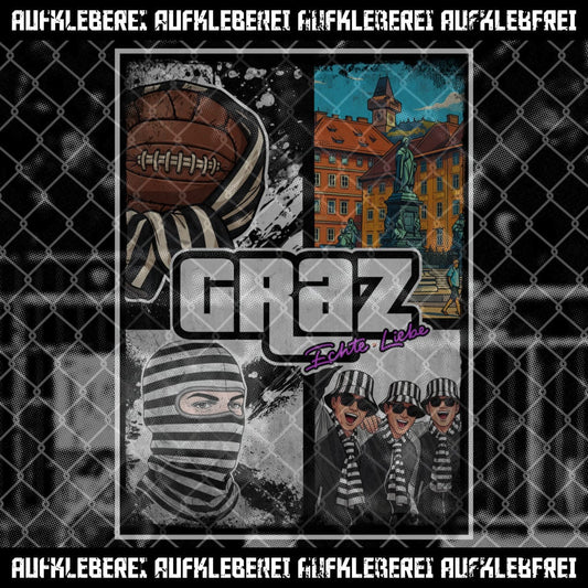 Sticker "Graz echte Liebe"