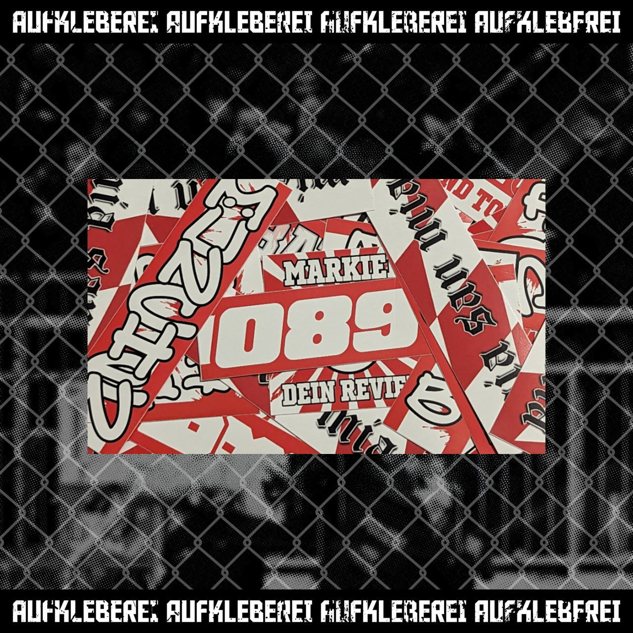 Sticker "München Rot Blindmix"