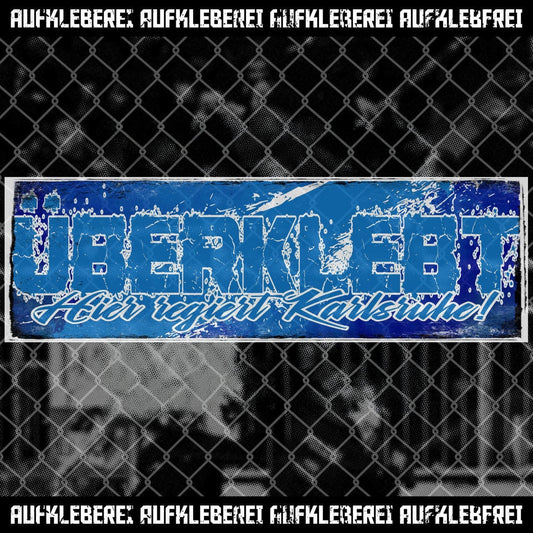 Sticker "Überklebt Karlsruhe" aus Österreich