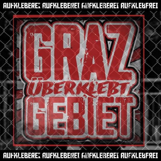 Sticker "Graz Gebiet überklebt"