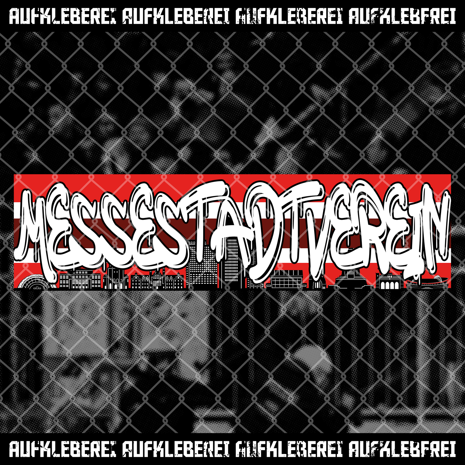 Sticker "Messestadtverein" - 25 Stück • Aufkleberei.com