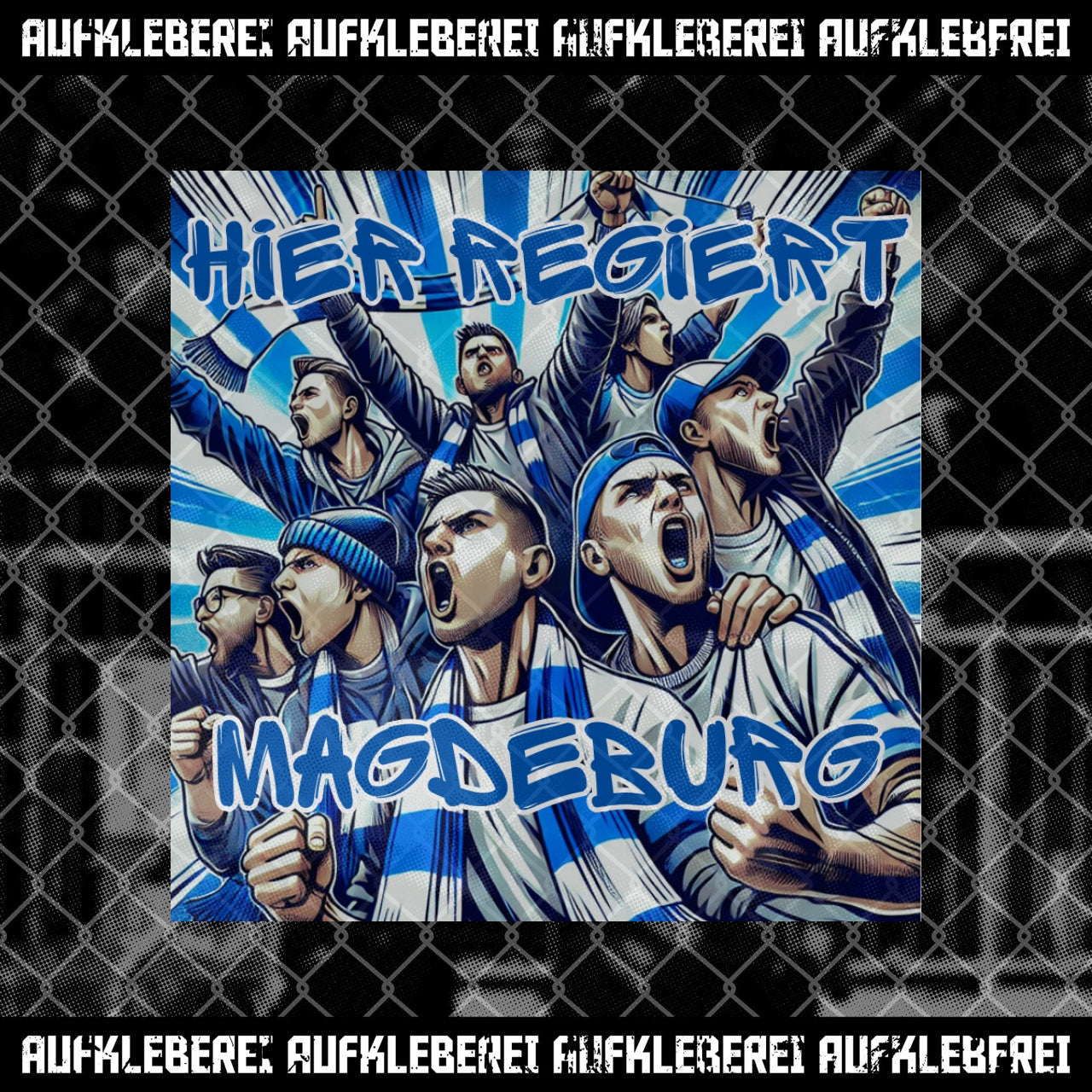 Sticker "Hier regiert Magdeburg"