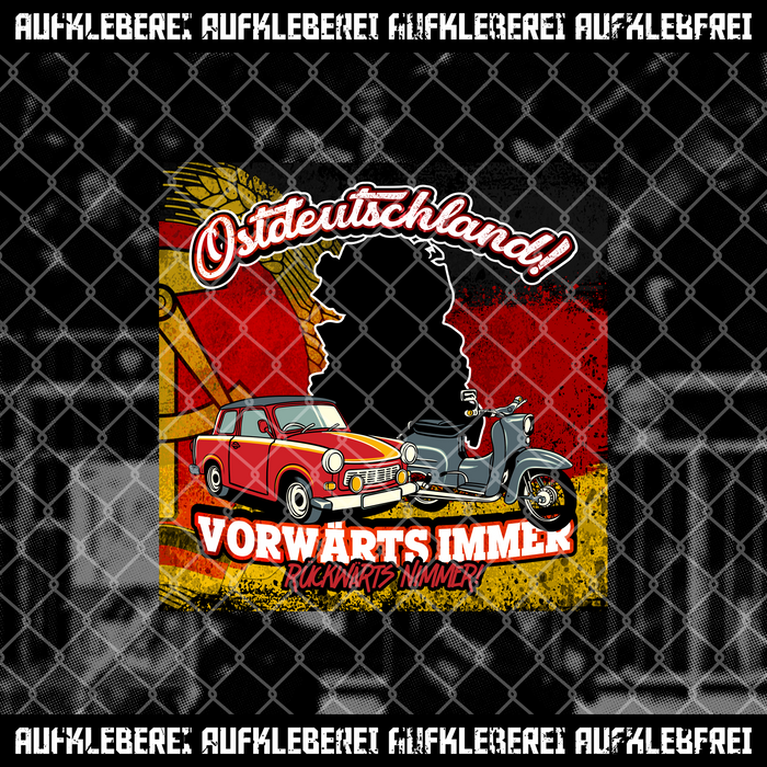 Aufkleberei Sticker "Ostdeutschland" - 25 Stück • Aufkleberei.com