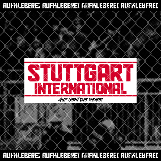 Sticker "Stuttgart International" - 25 Stück • Aufkleberei.com