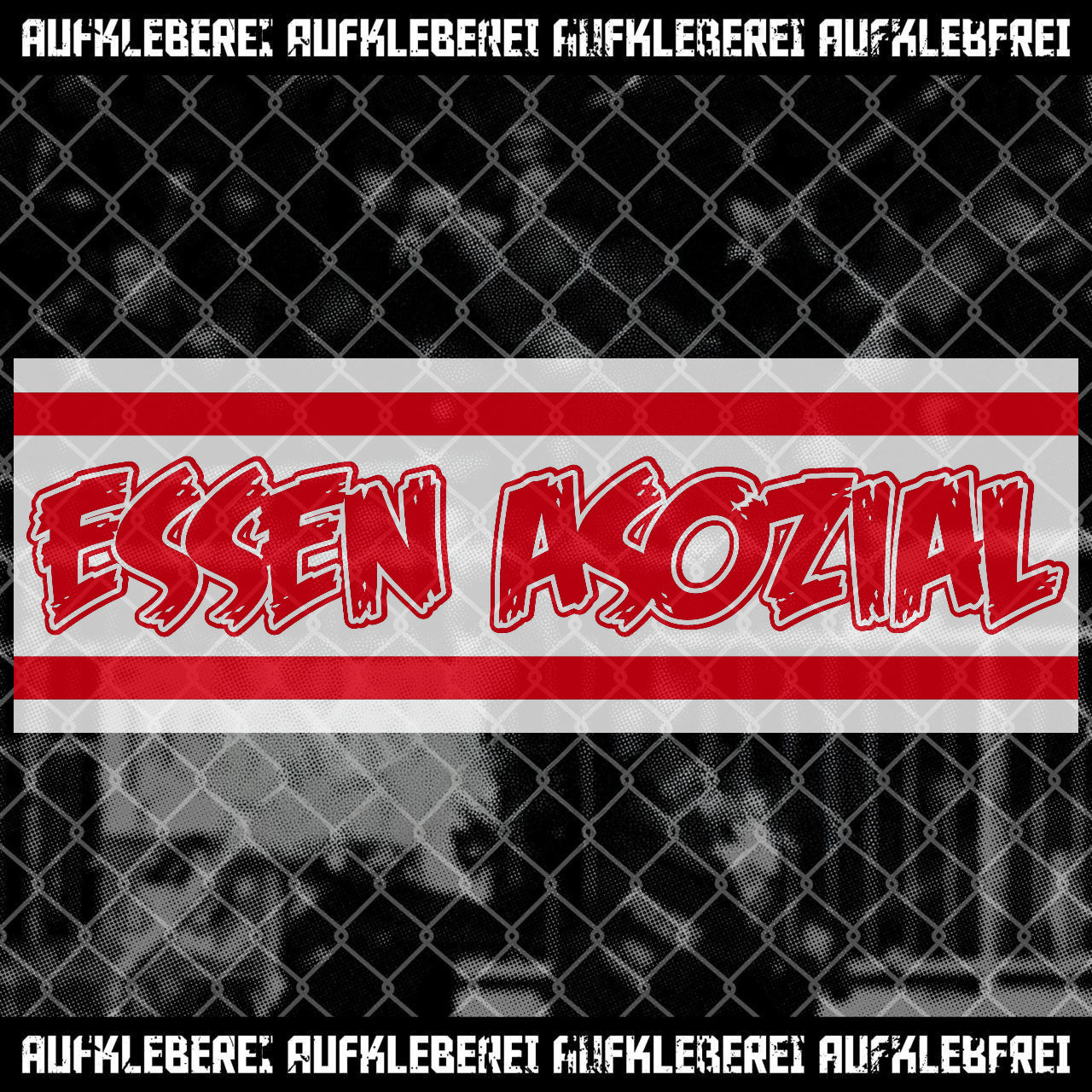 Sticker "Essen Asozial"