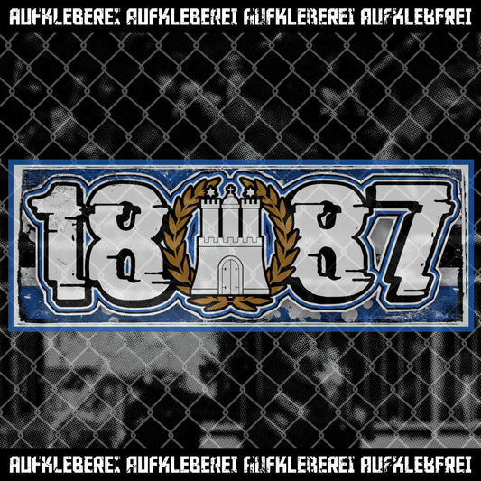Sticker "1887 Hamburg"
