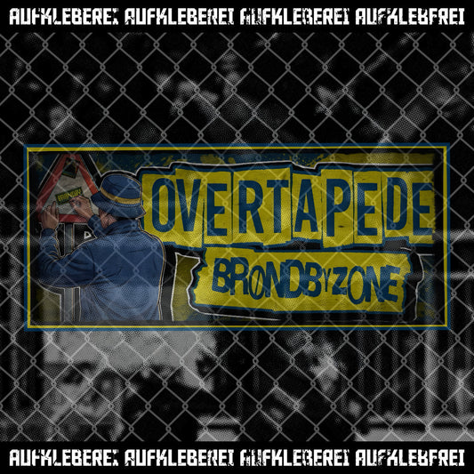 Sticker "Overtapede Brondby Zone" XL
