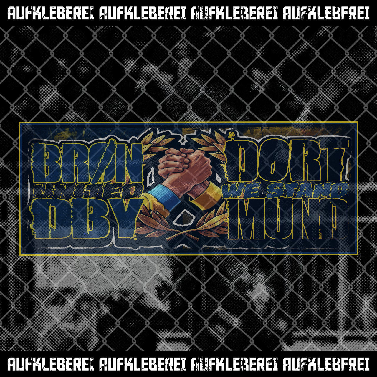 Sticker "Brondby & Dortmund" XL