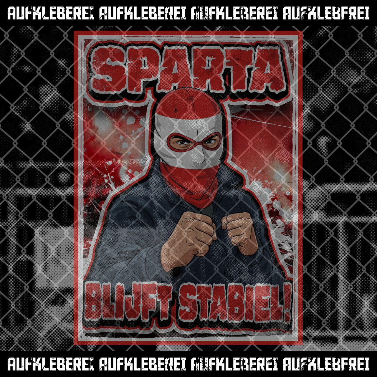 Sticker "Sparta Blijft Stabiel"