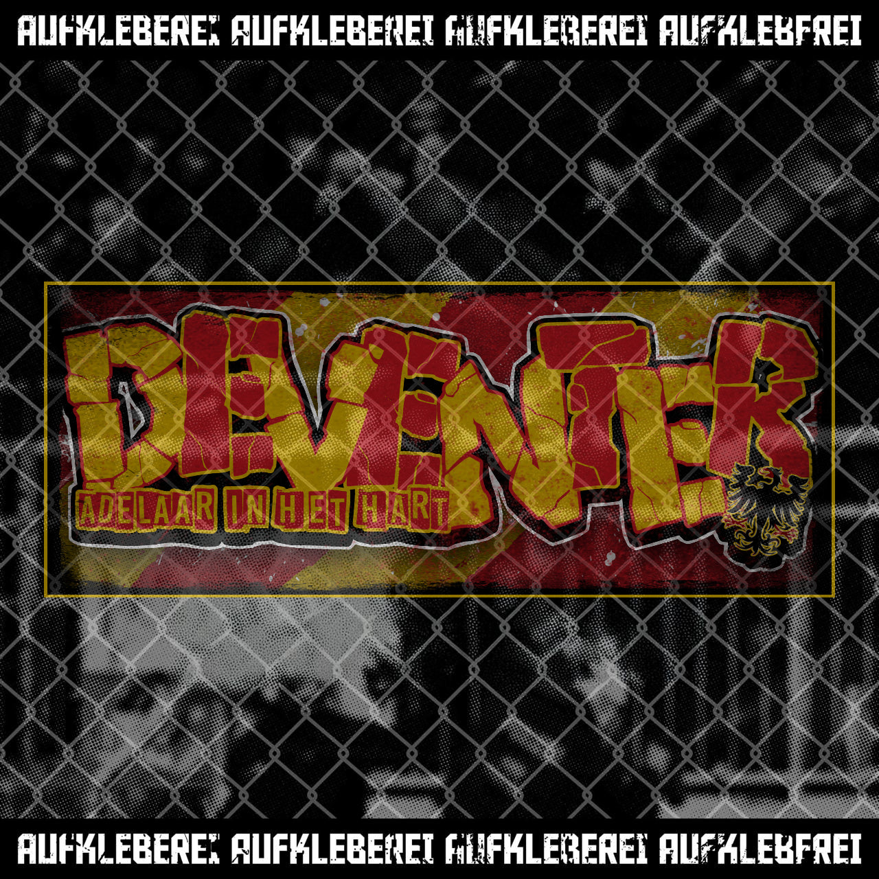 Sticker "Deventer Adelaar In Het Hart"