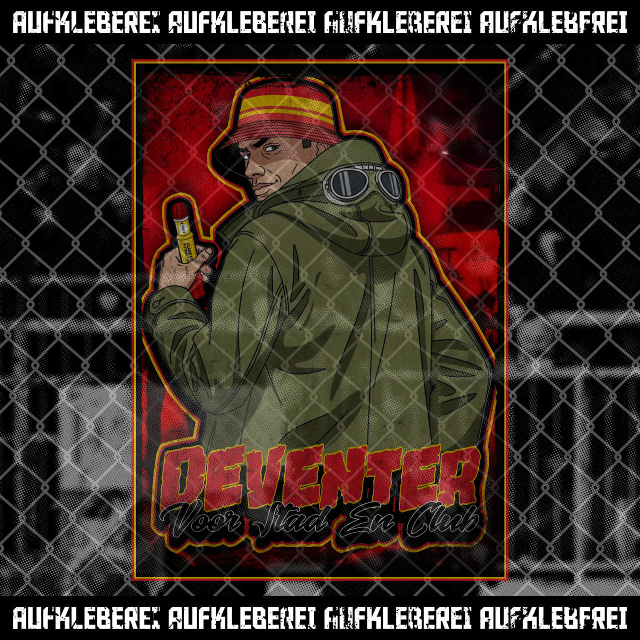 Sticker "Deventer Voor Stad En Club"