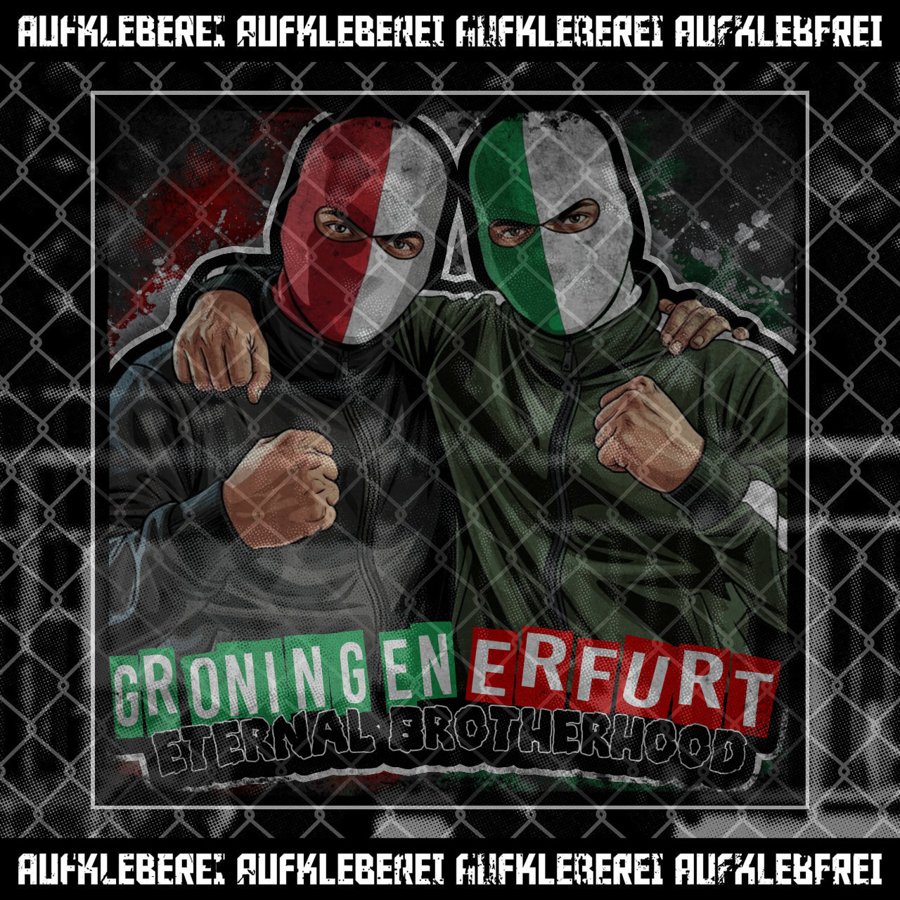Sticker "Groningen & Erfurt"