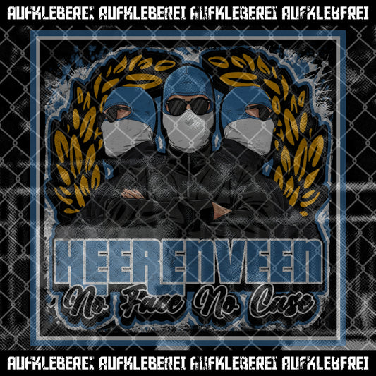 Sticker "Heernveen No Face No Case"