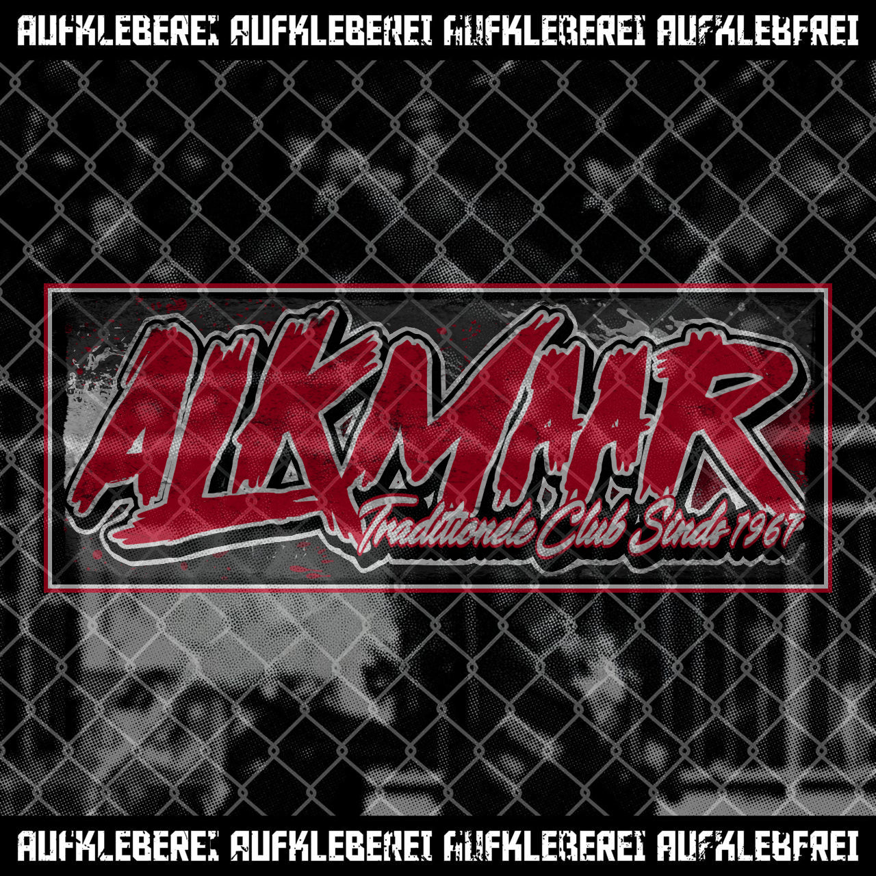 Sticker "Alkmaar Traditionele Club Sinds 1967"