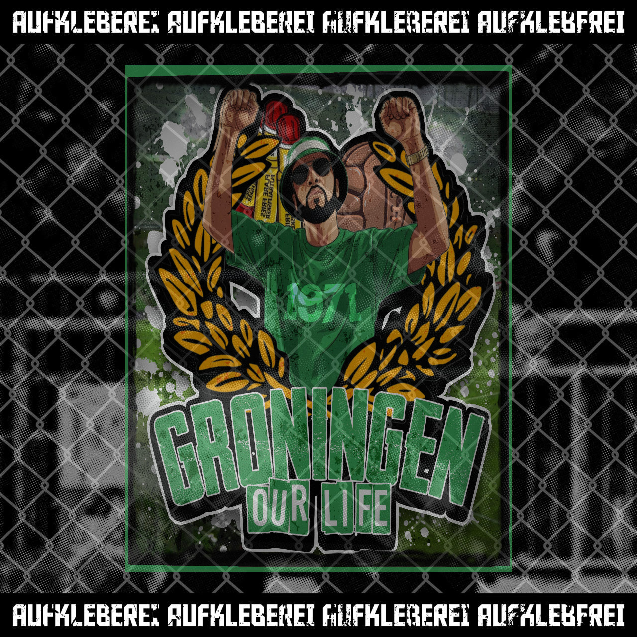 Sticker "Groningen Our Life"