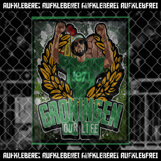 Sticker "Groningen Our Life"