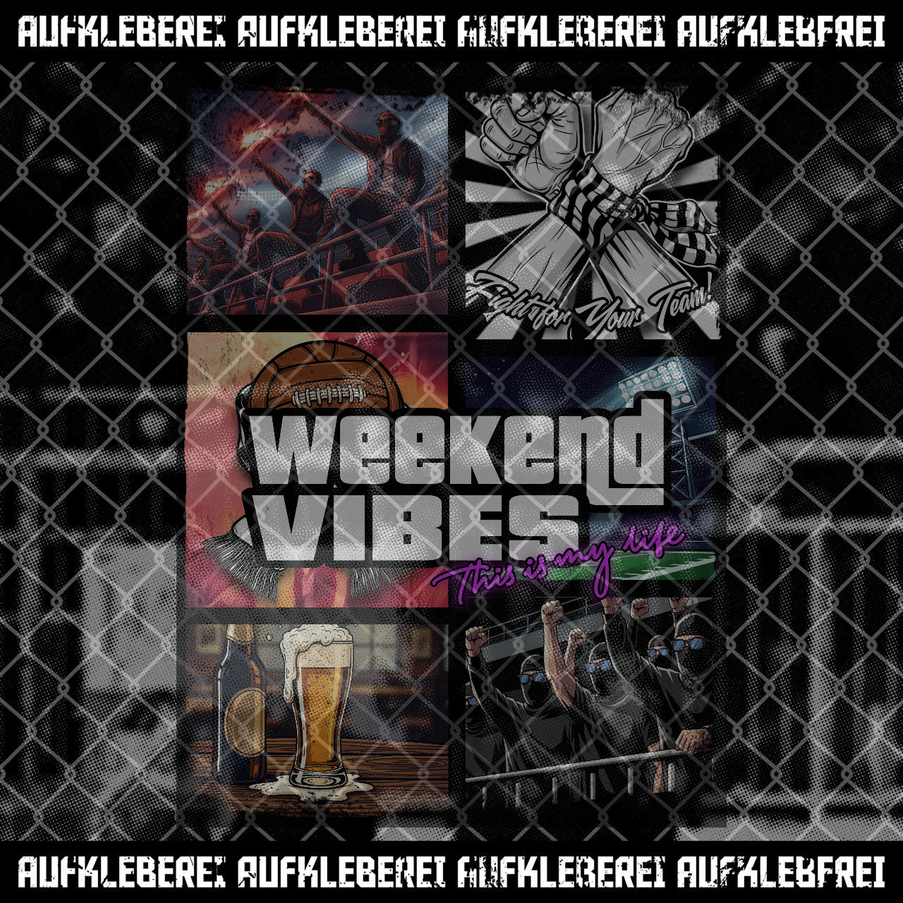 Sticker "Weekend Vibes" XL