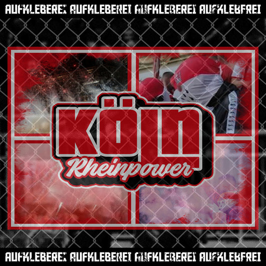 Sticker "Köln Rheinpower" XL