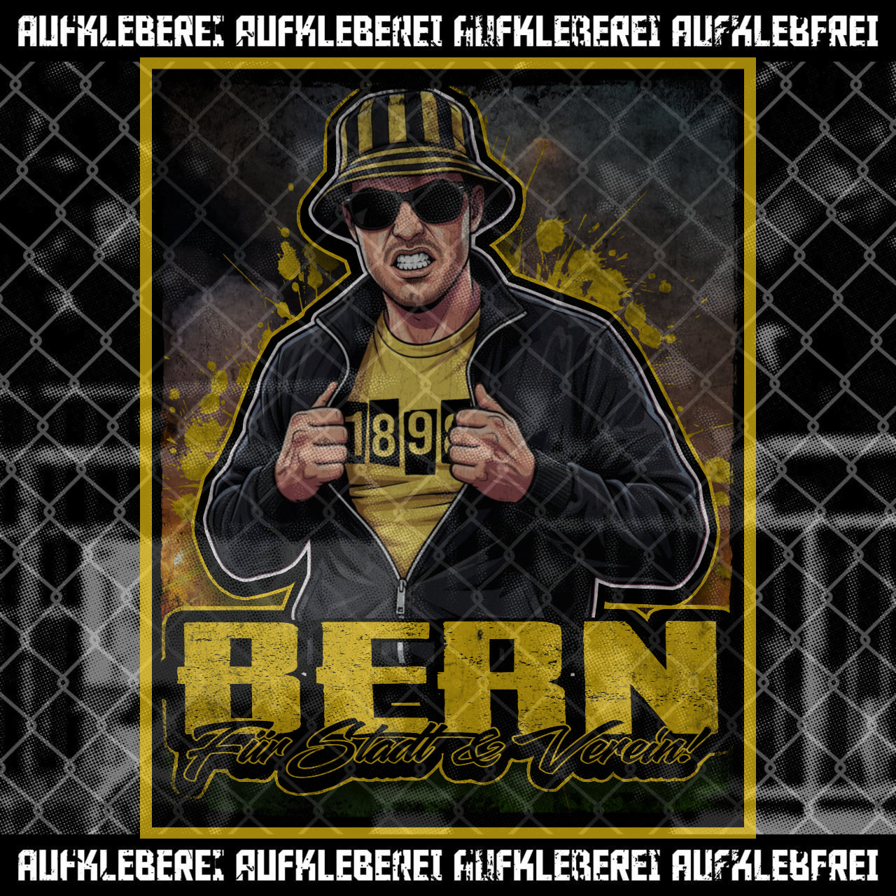 Sticker "Bern für Stadt und Verein" XL